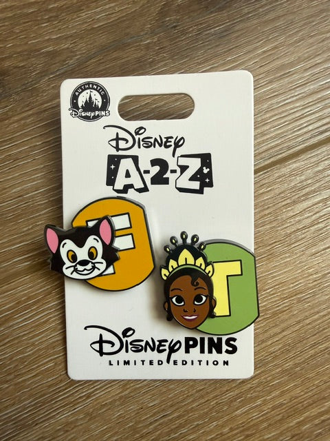 A-2-Z Figaro Tiana WDW LE 1250 Disney Pin