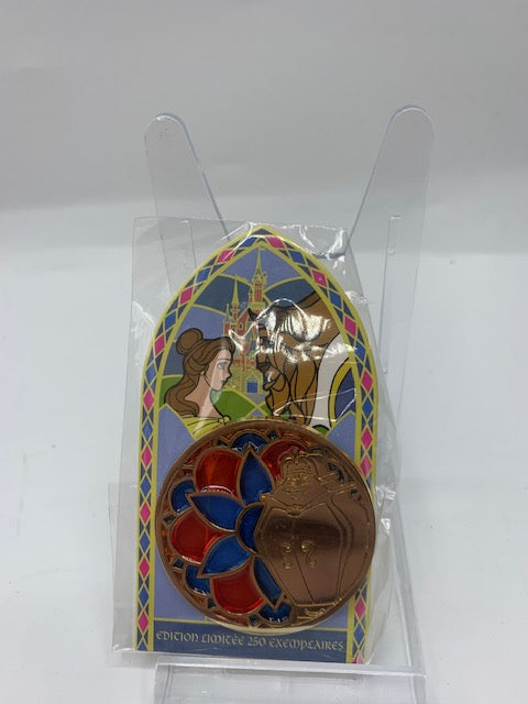 Beauty and the Beast Paris Wardrobe Stained Glass LE 400 Disney Pin