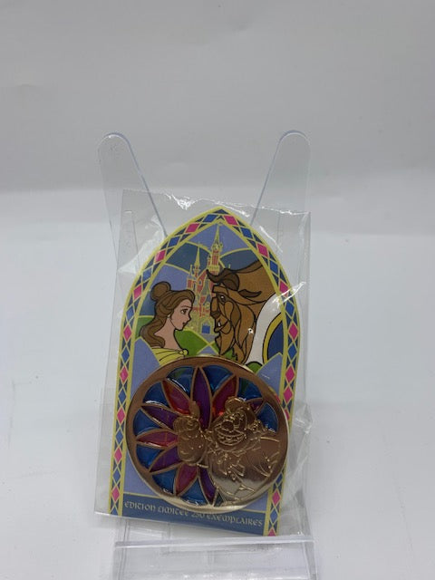 Beauty and the Beast Paris Le Fou Stained Glass LE 400 Disney Pin
