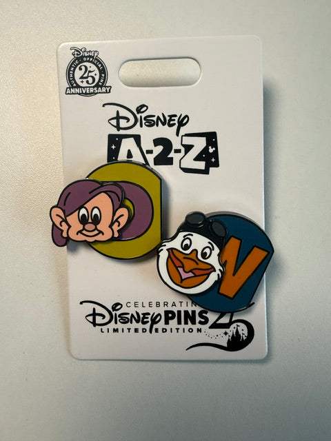 A-2-Z Dopey WDW LE 1250 Disney Pin