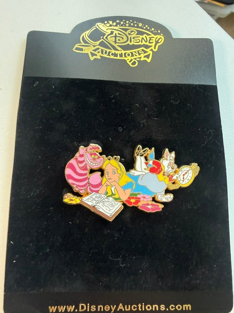 Alice Auctions Cheshire Reading LE 100 Disney Pin
