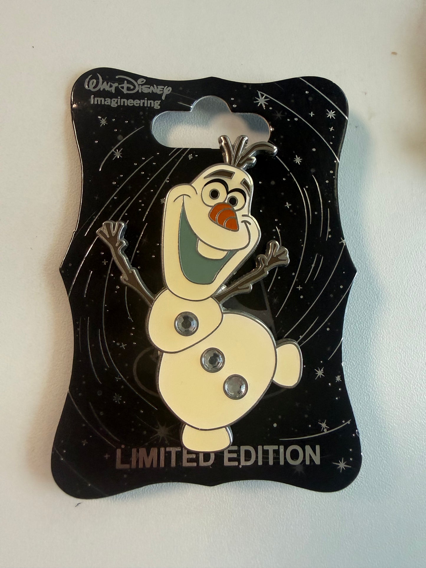 Olaf Diamond WDI LE 250 Disney Pin