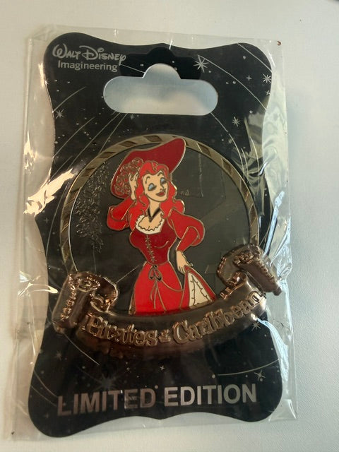 Red Head Pirates WDI LE 300 Disney Pin