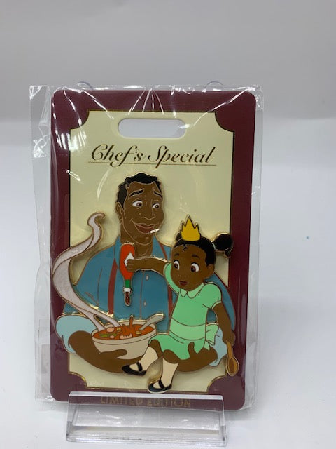 Tiana James Chef WDI LE 300 Disney Pin