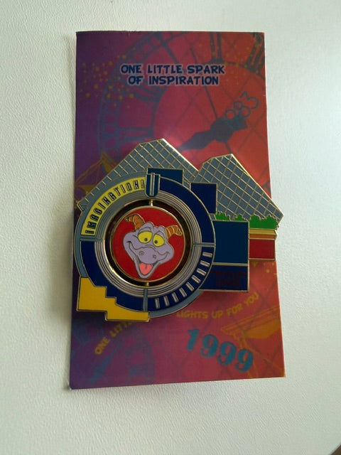 Figment Revel Conceal LR WDW Pavilion Disney Pin