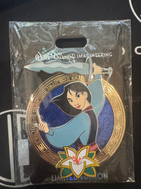 Mulan Sword WDI Anniversary LE 300 Disney Pin