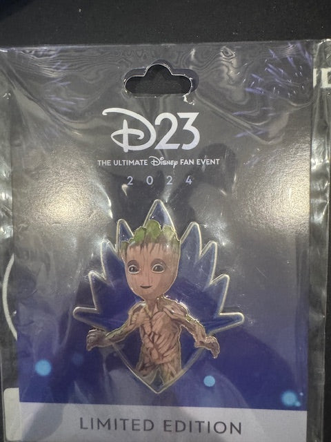 Groot D23 LE 750 Disney Pin