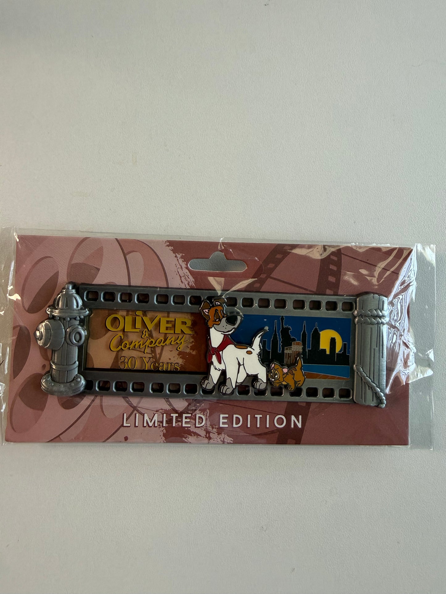 Oliver Film Strip WDI LE 250 Disney Pin