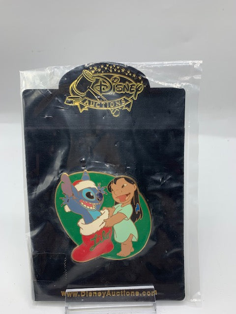 Lilo & Stitch Christmas Stocking Auctions LE 100 Disney Pin