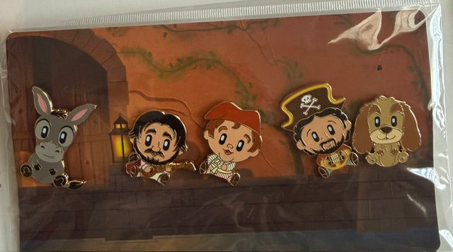 Pirates Adorb Card Set 5 LE 400 Disney Pins