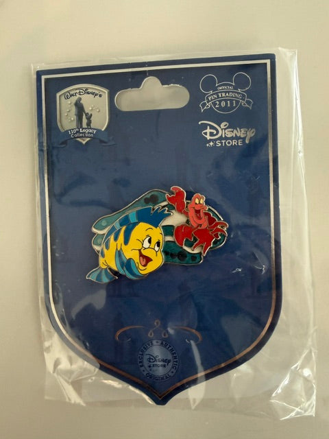 Flounder Sebastian 110th Legacy LE Disney Pin