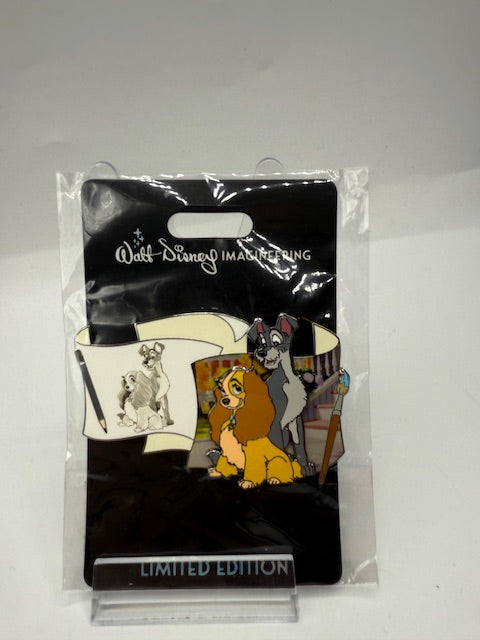 Lady and the Tramp WDI LE 300 Disney Pin