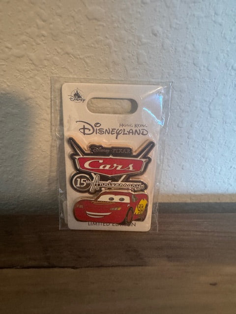 Cars 15th Anniversary Hong Kong Disney Pin