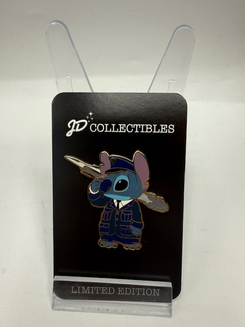 Stitch Air Force Military Shopping LE 1000 Disney Pin