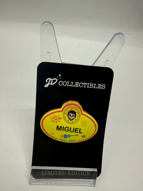Miguel DEC Name Tag LE 400 Disney Pin