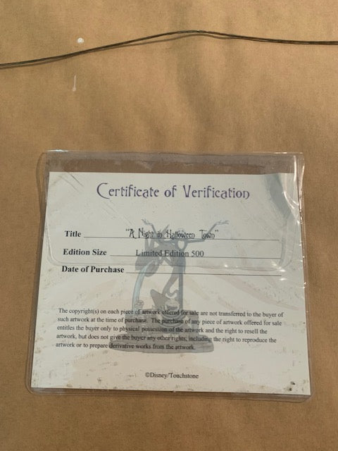 Halloweentown Nightmare Before Christmas LE 500 Disney Pin Frame