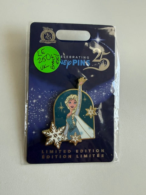 Elsa Disney Store UK LE 250 Disney Pins