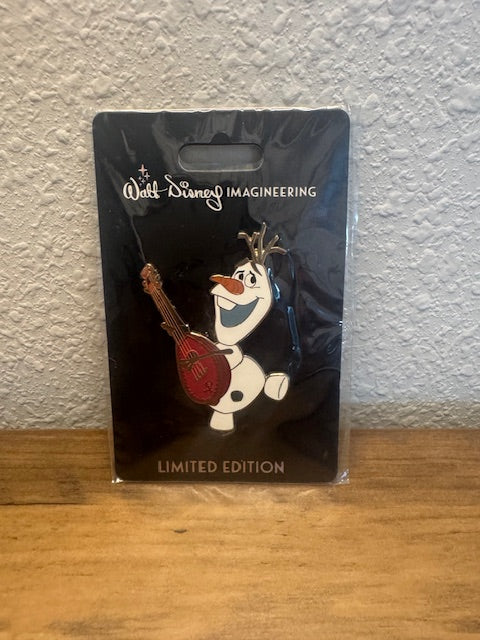 Olaf Guitar WDI LE 250 Disney Pin