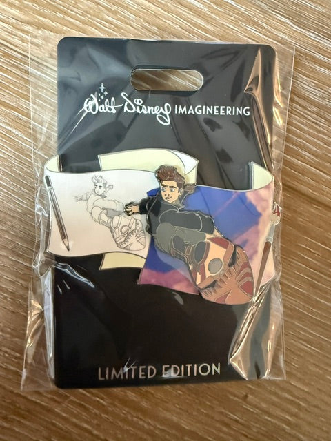 Jim Hawkins Off the Page WDI LE 300 Disney Pin