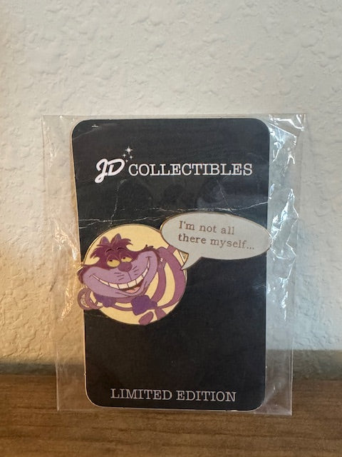 Cheshire Quote Alice Auctions LE 100 Disney Pin