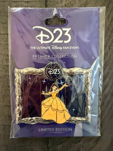 BELLE D23 Premiere LE 1000 Disney Pin