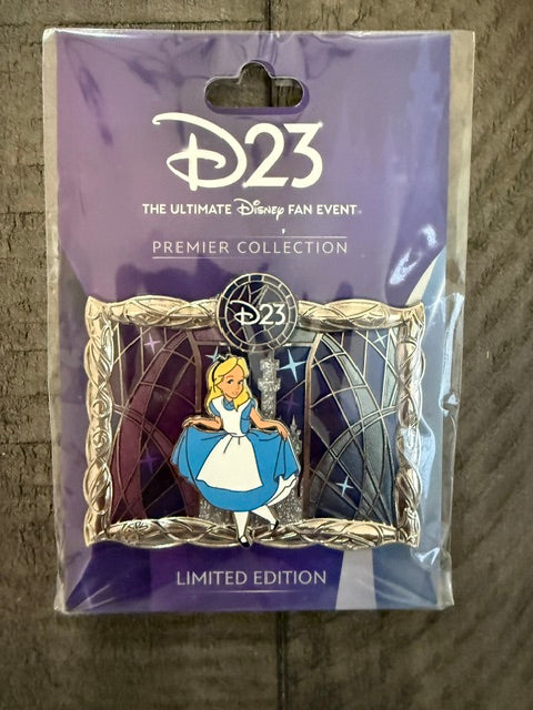 Alice D23 Premiere LE 1000 Disney Pin