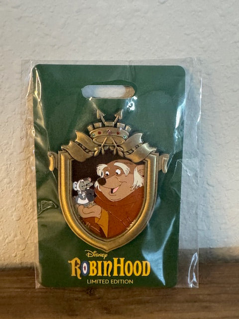 Friar Tuck Robin Hood WDI LE 300 50th Disney Pin