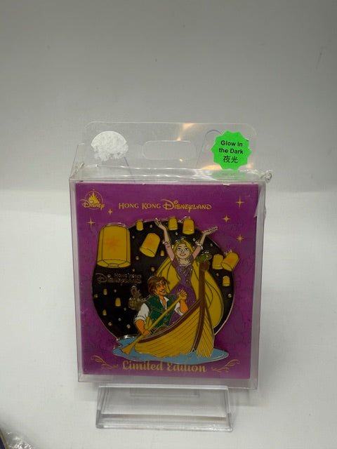 Tangled Rapunzel Hong Kong Glow LE 1000 Disney Pin
