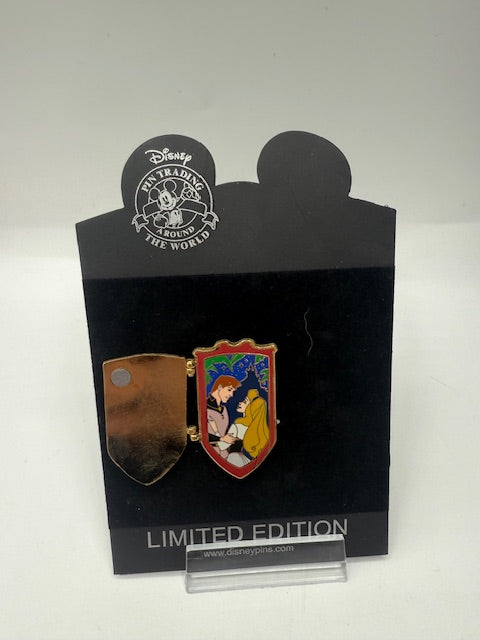 Sleeping Beauty Hinged Shield LE 250 Shopping Disney Pin