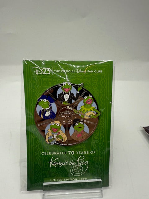 Muppets Kermit Frog LE 1000 D23 Disney Pin