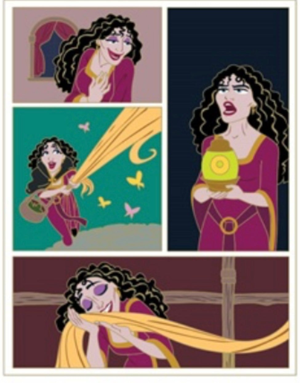 Tangled Mother Gothel DSSH LE 400 Surprise Release 15th Pin