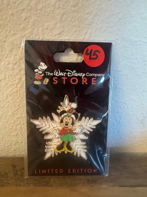Minnie Mouse Snowflake DEC LE 250 Disney Pin