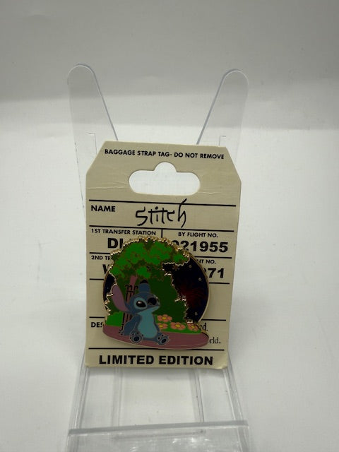 Stitch Fireworks Stitch Adventure Spinner Card Pin