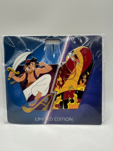 WDI Heroes Vs Villains Aladdin and Jafar le 400 Pin J