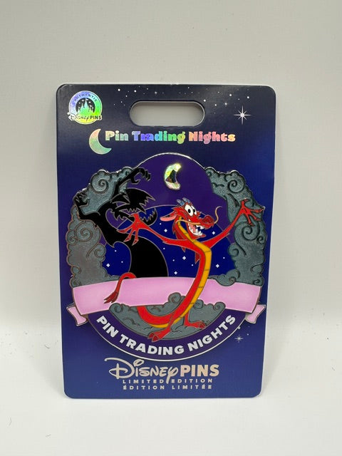 Pin Trading Nights Mushu Mini Jumbo Pin LE 500 J