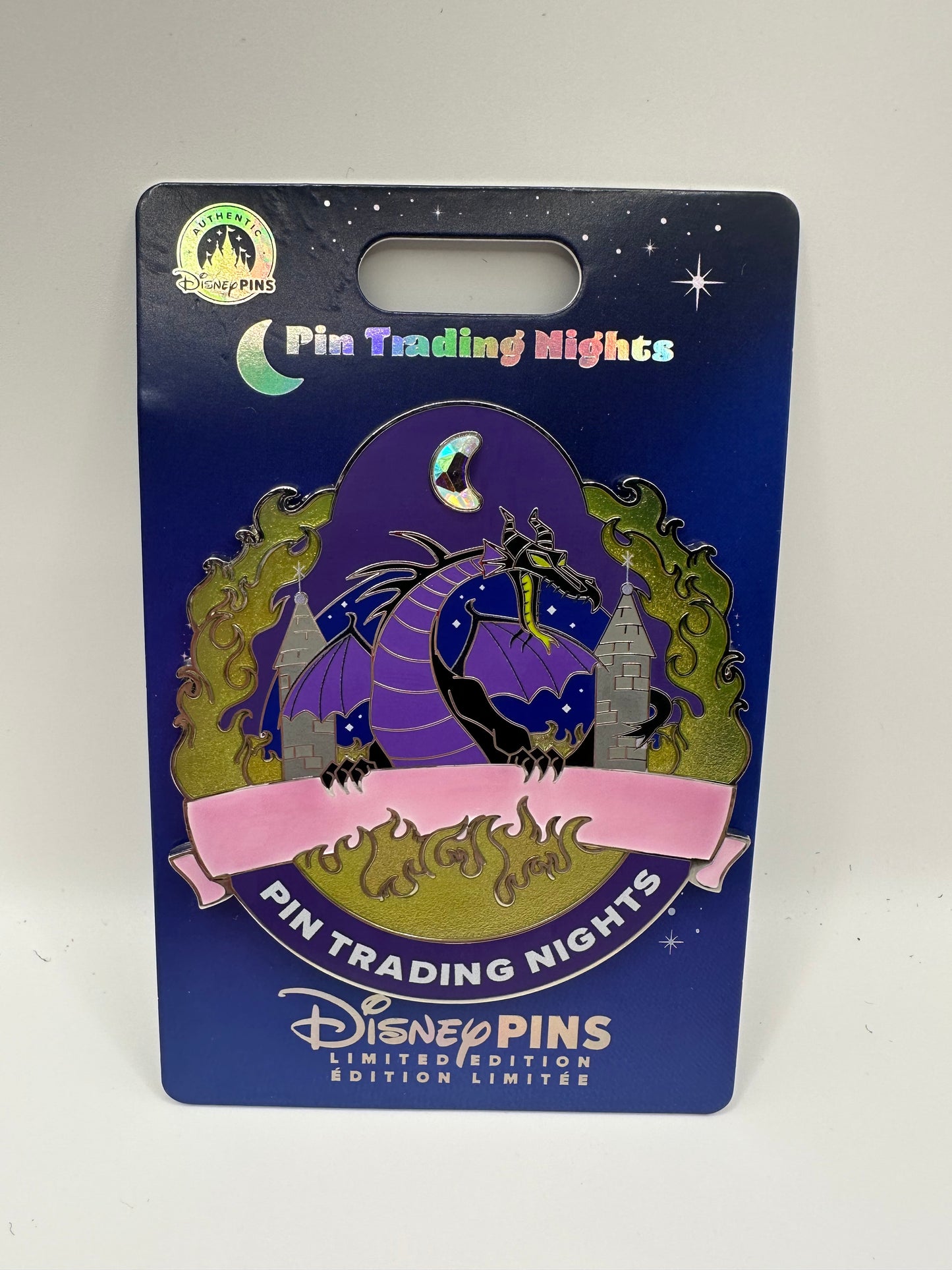 Pin Trading Nights Maleficent Mini Jumbo Pin LE 500 J