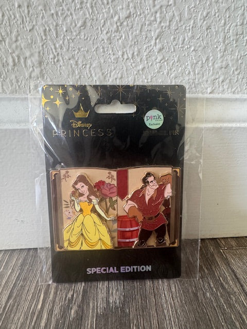 Beauty and the Beast Pink a la Mode Storybook LE 300 Disney Pin