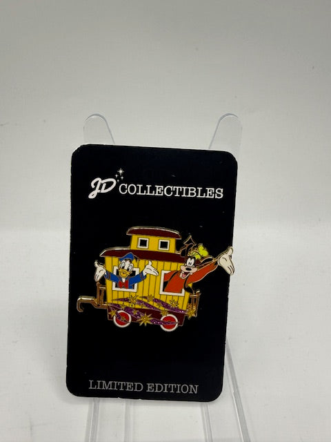 Donald Goofy Train DLR Disney Pin