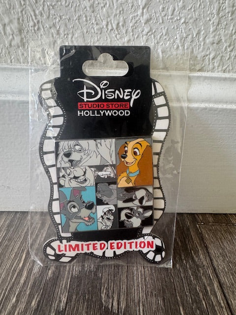 Lady and the Tramp Character Block DSSH LE 400 Disney Pin