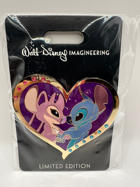 WDI Heart Angel and Stitch LE 300 Pin J