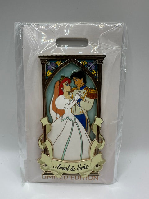 WDI Wedding Ariel and Eric Stained Glass LE 300 Pin J