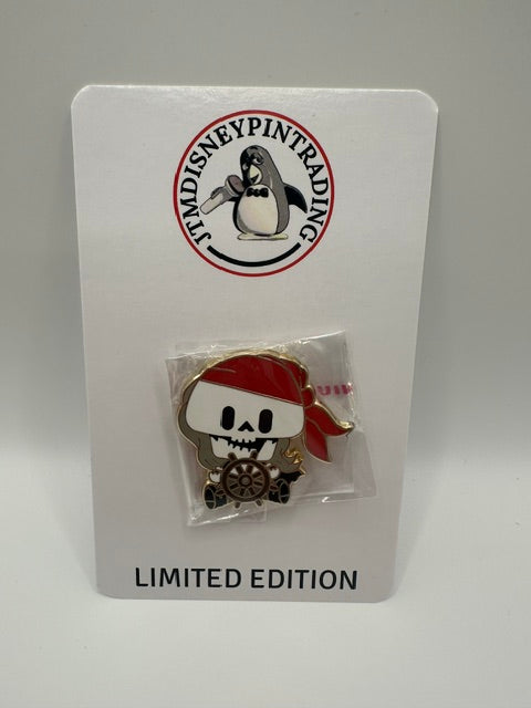 WDI Adorb Pirate Skeleton Wheel Chaser Le 400 Pin J