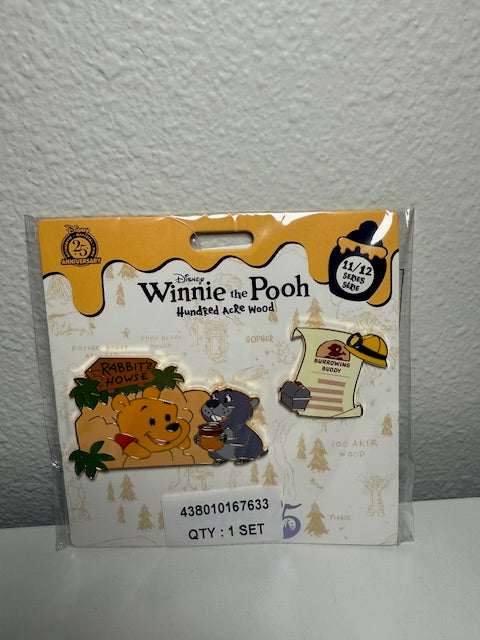 Winnie the Pooh Monthly Set 11/12 LR Disney Pin