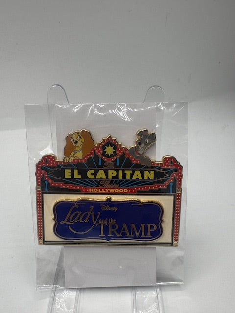 Lady and the Tramp Marquee DSF LE 200 Disney Pin