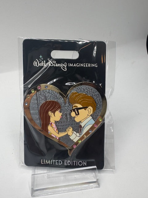Up Couple Heart Valentine Heart WDI LE 300 Disney Pin