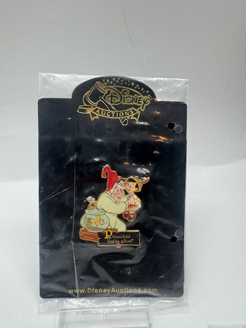 Story of Pinocchio Gheppto Auctions LE 100 Disney Pin