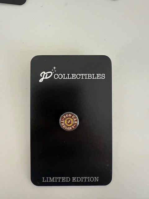 Tiny Kingdom Disneyland Red Car Trolly Disney Pin