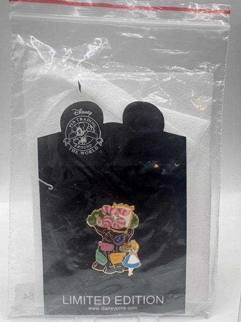 Alice Shopping 55th Anniversary Disney Pin