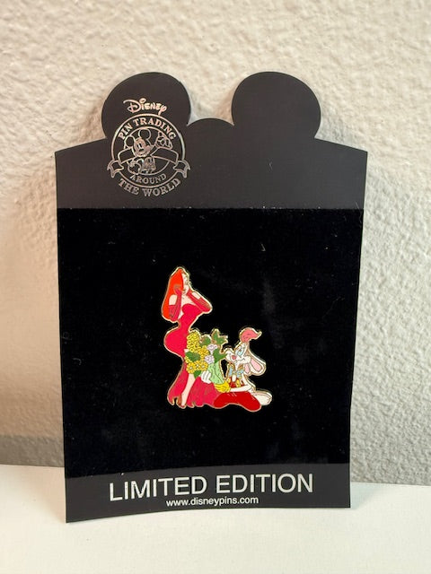 Jessica Rabbit Shopping Flowers Roger LE 250 Disney Pin