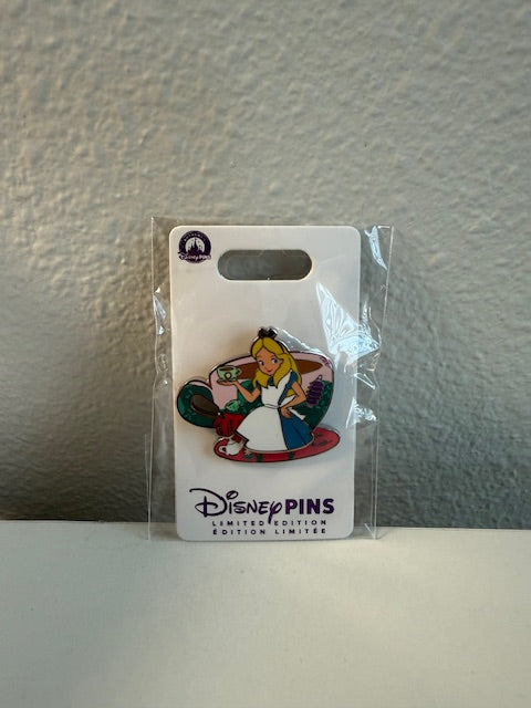Alice Wonderland Teacups LE 500 UK Store Disney Pin